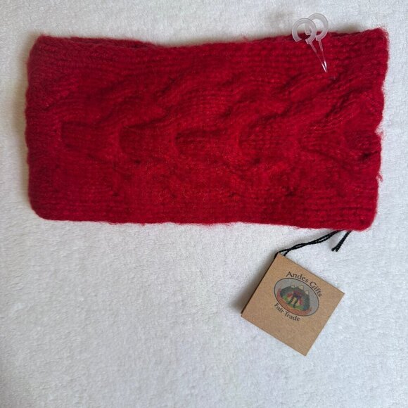 Knited Headband hair band ski hat winter Woman's Soft #1405 - Picture 2 of 2